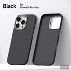 Protective iPhone Case with Metal Camera Frame &amp; Independent Buttons