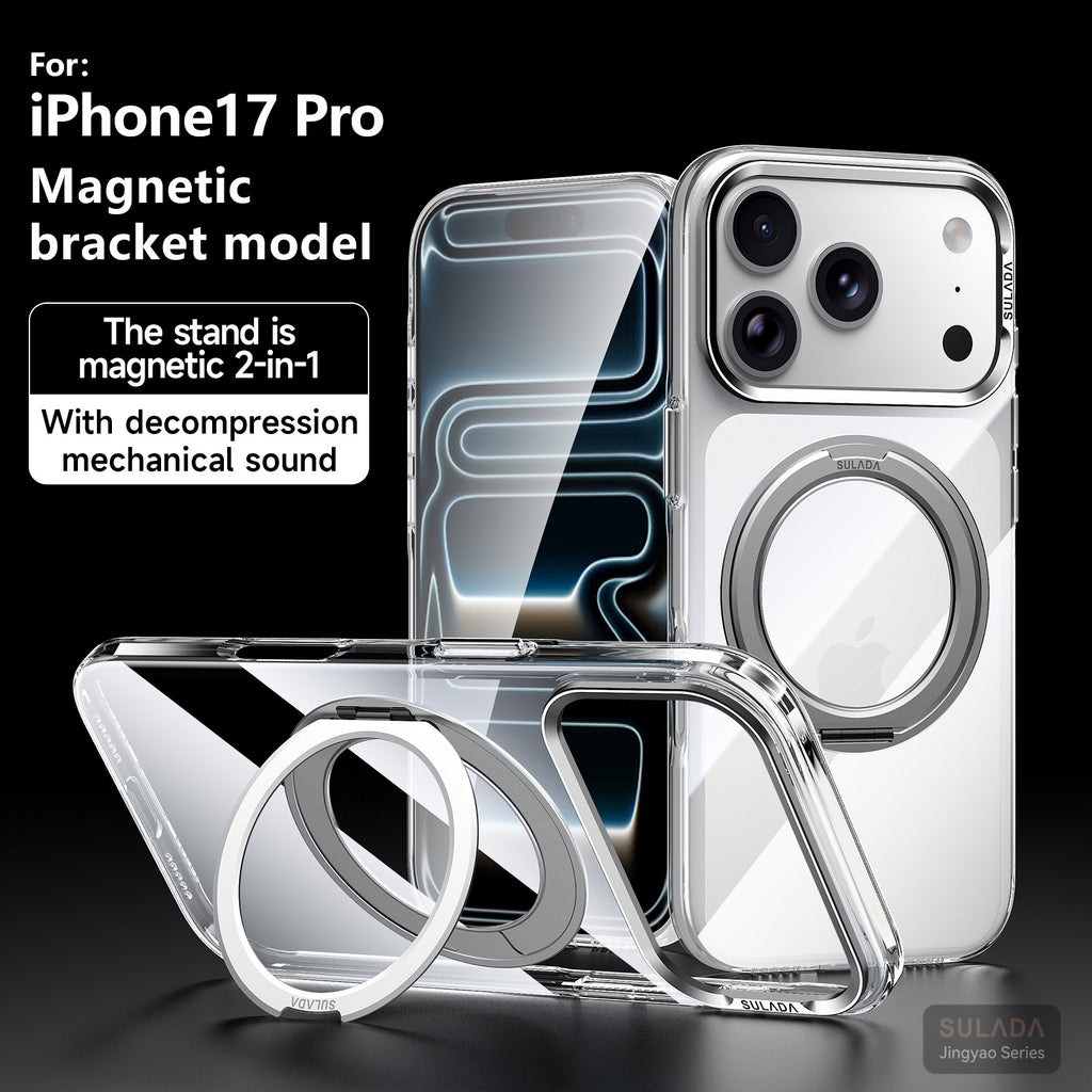 Crystal Clear AR-Enhanced PC Case with Metal Camera Protection for iPhone