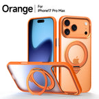 Nano Frosted Matte Case with Ring Stand for iPhone 17 Series