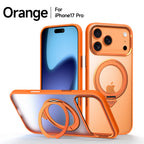 Nano Frosted Matte Case with Ring Stand for iPhone 17 Series