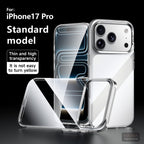 Crystal Clear AR-Enhanced PC Case with Metal Camera Protection for iPhone