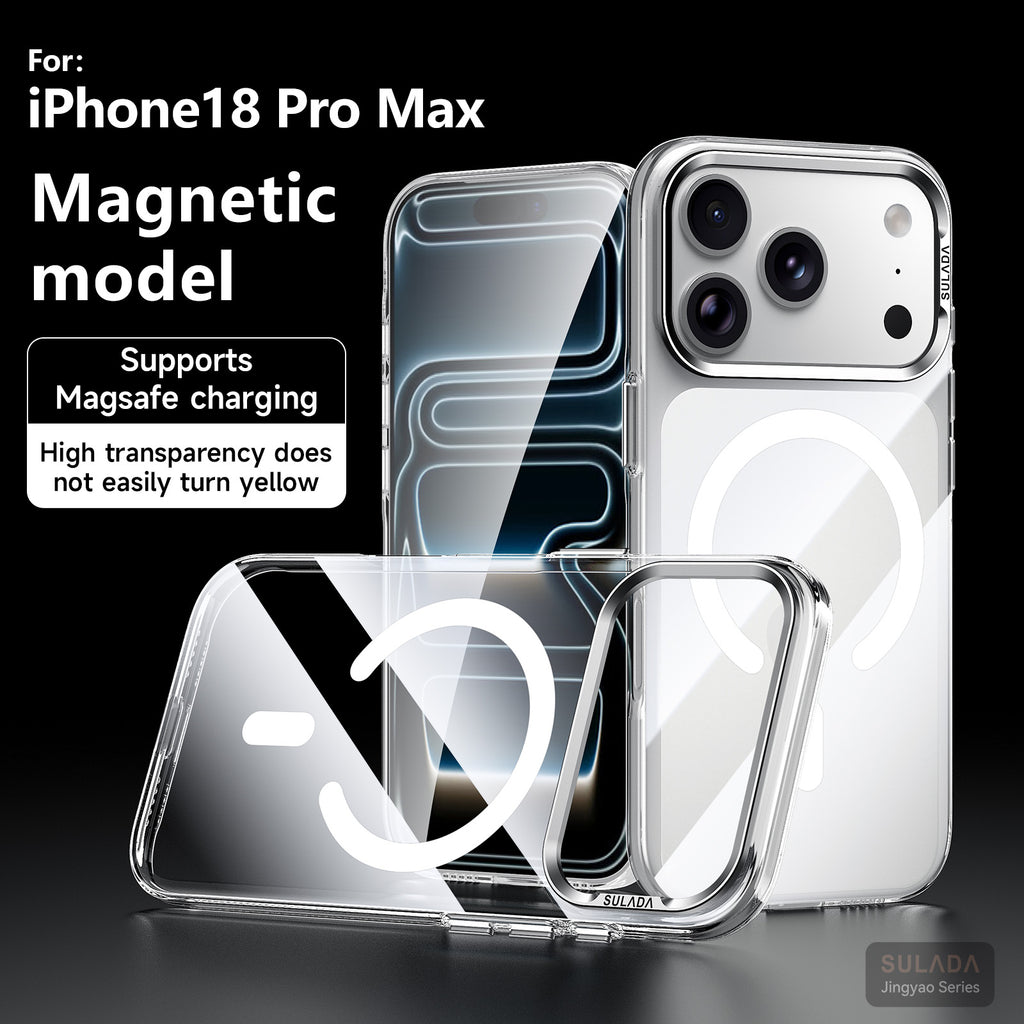 Crystal Clear AR-Enhanced PC Case with Metal Camera Protection for iPhone