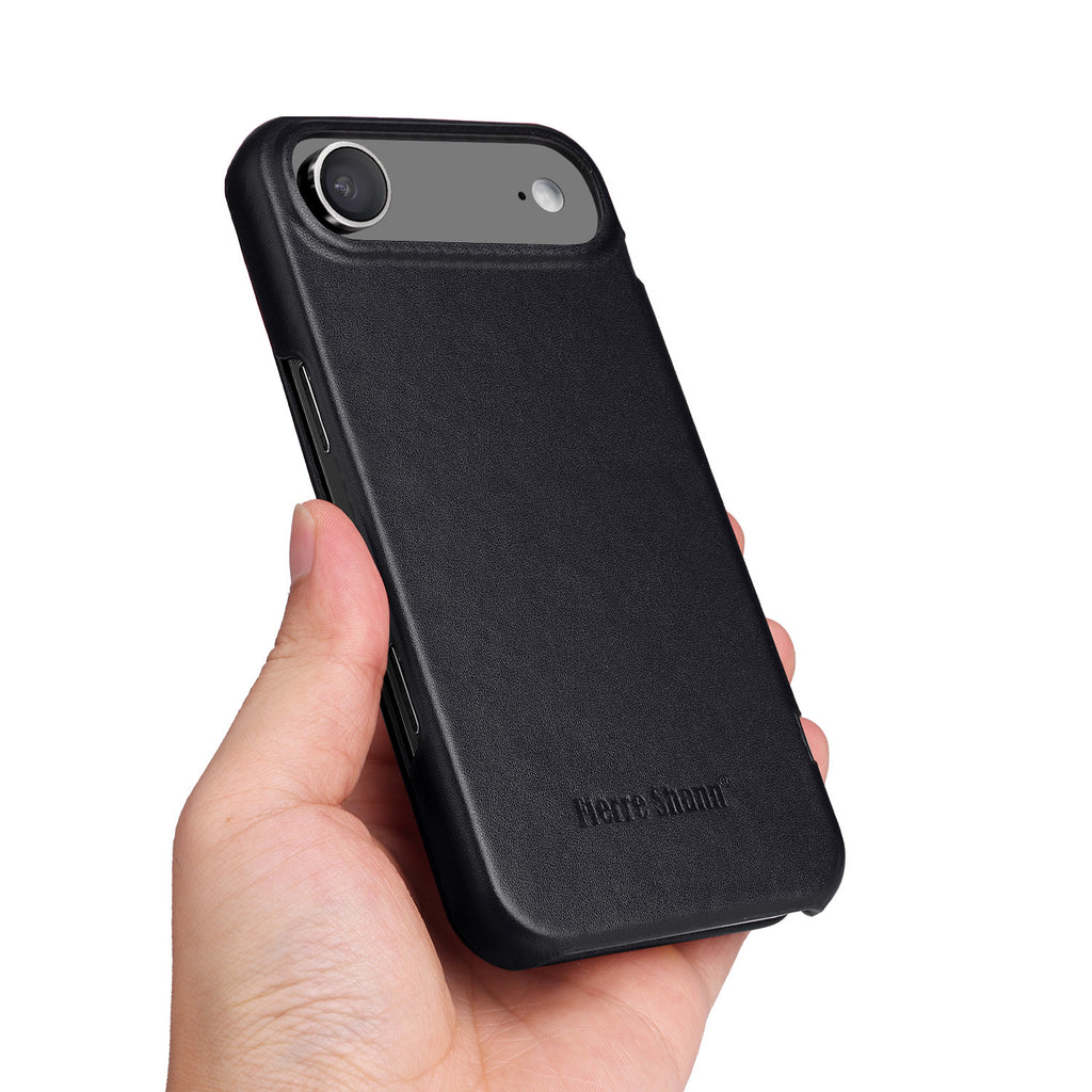 Ultra-Slim Top-Grain Cowhide Leather Magnetic Case for iPhone