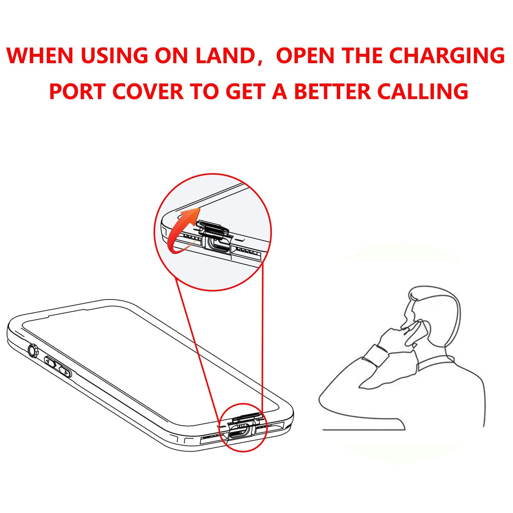 TPU+PC material snowproof, waterproof, dustproof, and shockproof phone case(iPhone 15/15 Plus/15 Pro/15 Pro Max)