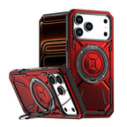 Rugged Ring Stand Protective Case for iPhone 17 / iPhone Air / 16 / 15 Pro Series