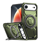 Rugged Ring Stand Protective Case for iPhone 17 / iPhone Air / 16 / 15 Pro Series