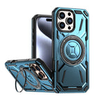 Rugged Ring Stand Protective Case for iPhone 17 / iPhone Air / 16 / 15 Pro Series