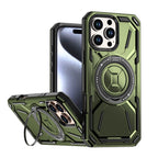 Rugged Ring Stand Protective Case for iPhone 17 / iPhone Air / 16 / 15 Pro Series