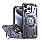Rugged Ring Stand Protective Case for iPhone 17 / iPhone Air / 16 / 15 Pro Series