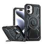 Rugged Ring Stand Protective Case for iPhone 17 / iPhone Air / 16 / 15 Pro Series
