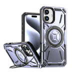 Rugged Ring Stand Protective Case for iPhone 17 / iPhone Air / 16 / 15 Pro Series