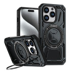 Rugged Ring Stand Protective Case for iPhone 17 / iPhone Air / 16 / 15 Pro Series