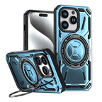 Rugged Ring Stand Protective Case for iPhone 17 / iPhone Air / 16 / 15 Pro Series