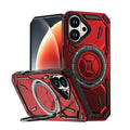 Rugged Ring Stand Protective Case for iPhone 17 / iPhone Air / 16 / 15 Pro Series