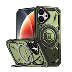 Rugged Ring Stand Protective Case for iPhone 17 / iPhone Air / 16 / 15 Pro Series
